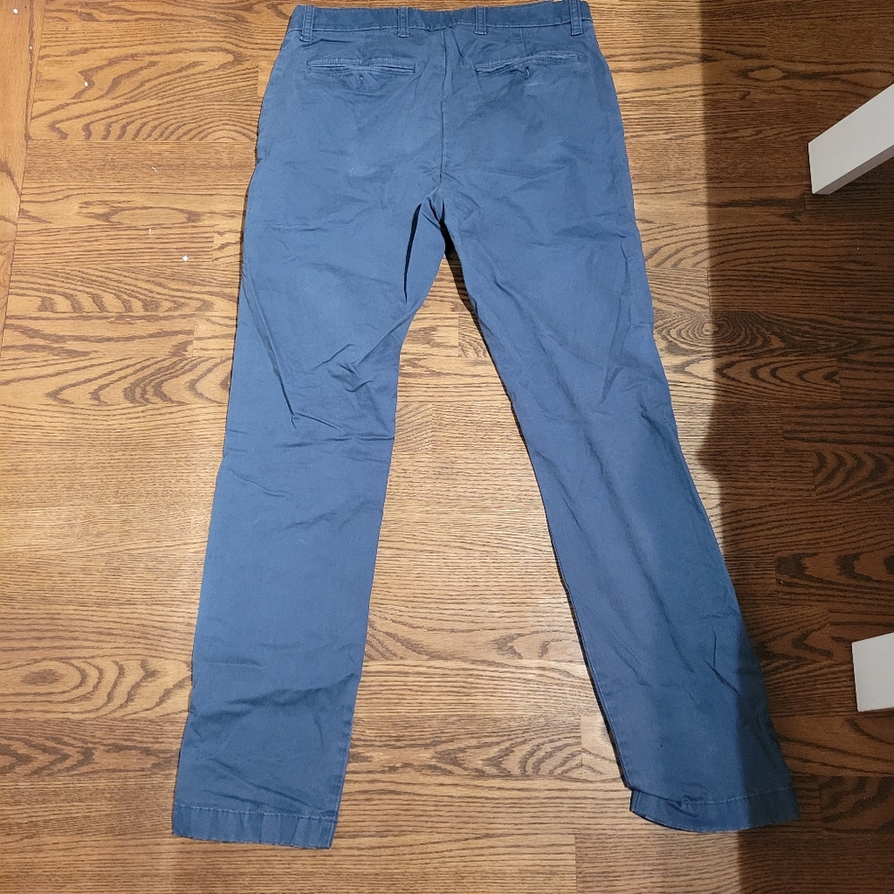 Blue Casual Pants